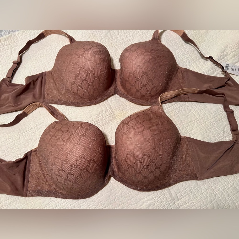 SOMA Intimates - Stunning Support
Geo Lace Balconette Bra (2) - French Mauve